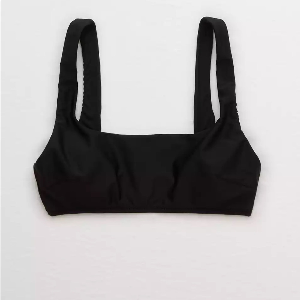 NWOT Aerie Wide Strap Scoop Bikini Top